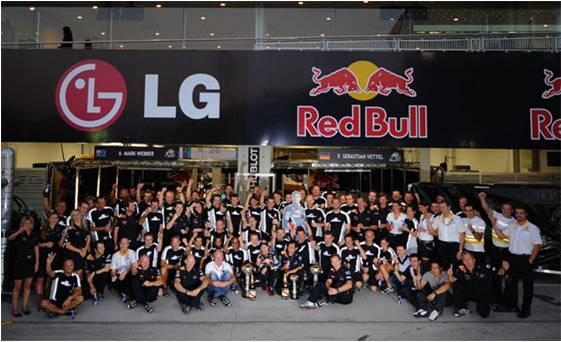 Formula 1 championships LG has