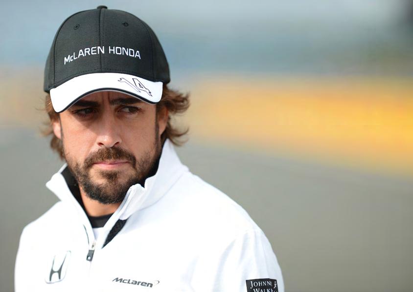 F1 >>> news Alonso out front despite being at the back Fernando Alonso may not be at the front end of the Formula One grid this year, nor does it seem likely that he will be back to his winning ways