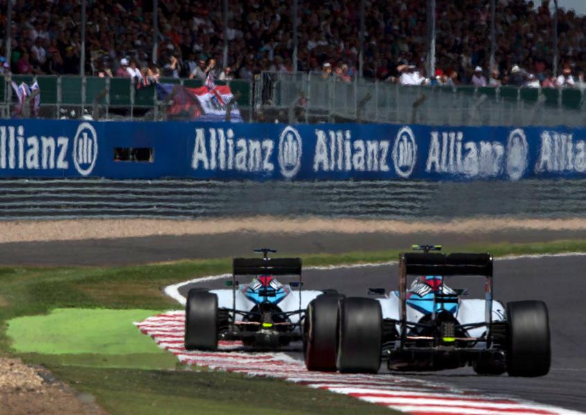 F1 >>> BRITAIN Missed Opportunity Having commanded the early part of the race, Williams drivers Felipe Massa and Valtteri Bottas ultimately faded to finish fourth and fifth at Silverstone.