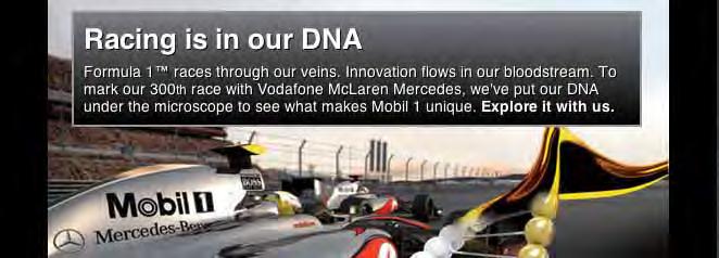 300 MOBIL 1 DNA WEBSITE Racing is in our DNA Following the fantastic achievement of 300 Grands