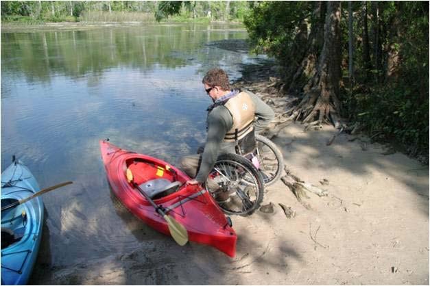 Paddling Accessibility For those with physical