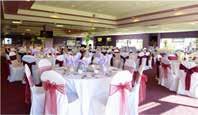 MAIN HOSPITALITY SUITE Can faciltate in excess of 350 guests Perfect for weddings, charity fundraisers,