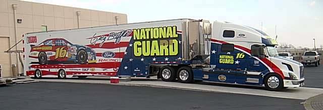 TRANSPORTATION The National Guard transporter not only transports two National