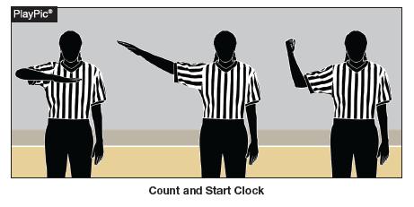 to the scorer, the decision to advance the ball will then be communicated to