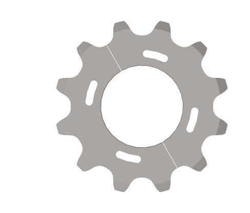 When downtime is critical in an operation, consider segmental rim sprockets and traction wheels. Adjustable rim sprockets are also available from Tsubaki.