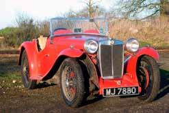 1934 MG PA. Reg MJ 7880, Chassis No PA2017. Fitted with twin-carb BMC A-Series engine years ago. Good running car, in family for 33 years.