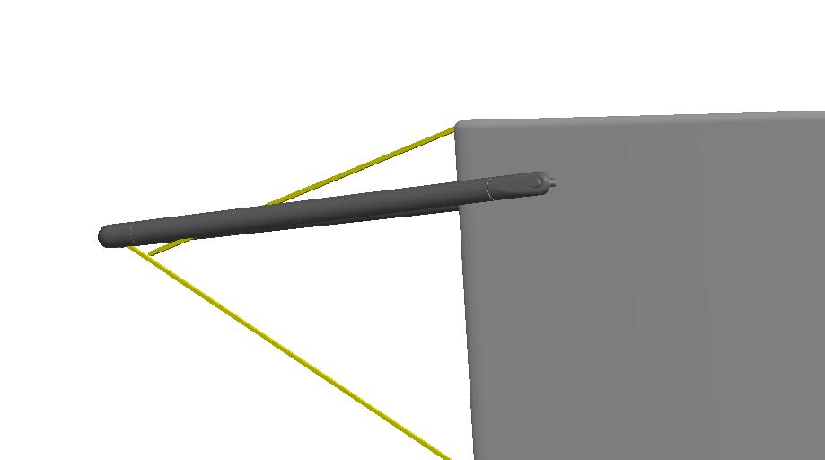 Use a fixed length Bobstay with one end attached to the U Bolt and the other attached to the tip of the Bowsprit. 2.