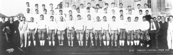 The Thundering Herd, under Hall of Fame coach Howard Jones, galloped to the Trojans first national championship in 1928.