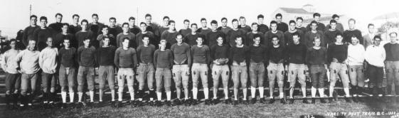 USC'S NATIONAL CHAMPIONSHIP TEAMS 1932 NATIONAL CHAMPIONS Fortunately, I have a strong line to start with. I have Mohler, and if anything happens to him, I have Griffith and Warburton.