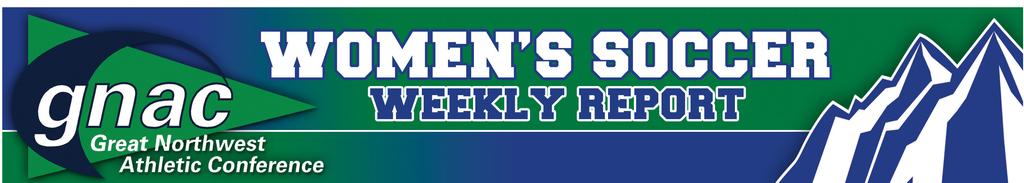 Sept. 7, 2015 Week 1 GNACSports.com @GNACSports 2016 GNAC Women s Soccer Standings GNAC Overall Pts. W L T Pct. W L T Pct. Home Away Neutral Streak Central Washington 0 0 0 0 --- 2 0 0 1.
