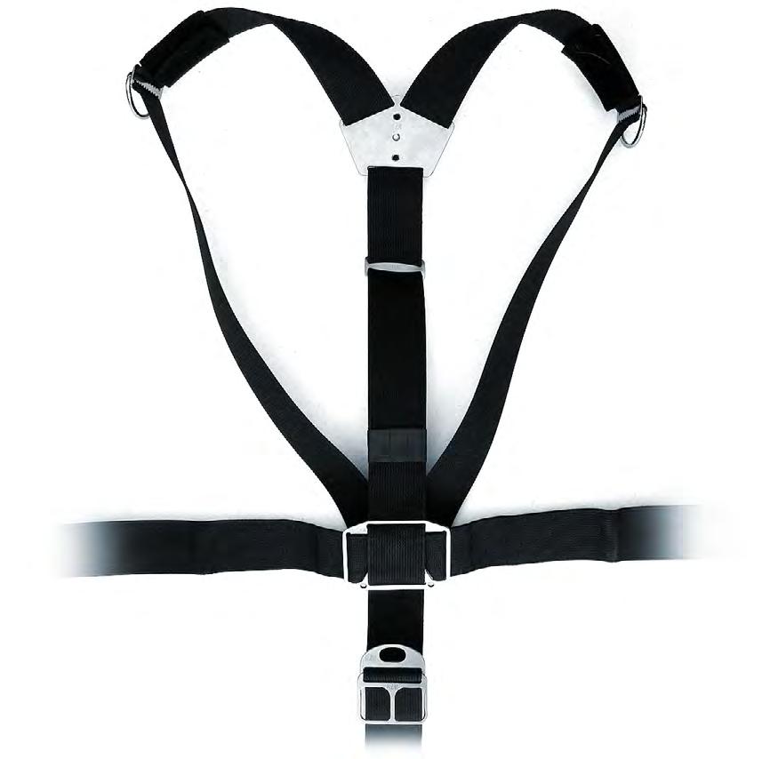 Step 5: Adjusting the length of the Shoulder Straps Weights can be added to the Waist Straps where they exit the MBP if required but it is recommended to use the T Weight System rather