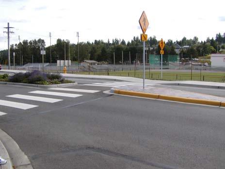S7. Crosswalk at 44 th St & 124 th Ave SE People reported that motorists are regularly failing to yield to pedestrians at this crosswalk at the west entrance to the Newport High School track.