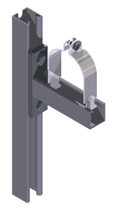 Novec 1230 (UL) SECTION 2 - SYSTEM COMPONENTS Manifold Bracket Assembly A manifold bracket assembly consists of two lengths of unistrut, mounted vertically on a wall or bulk head to enable height