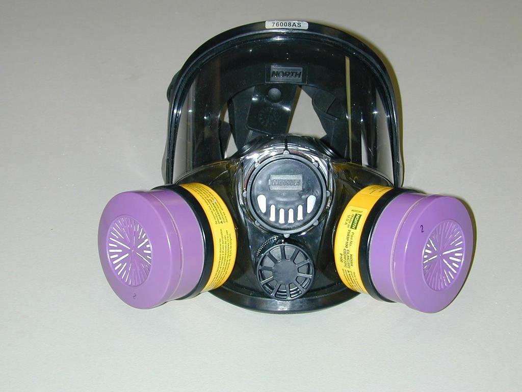 Full face respirator with HEPA and