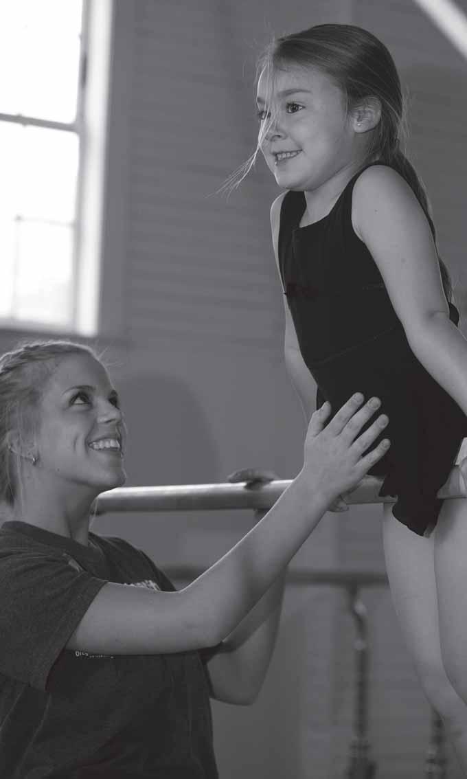 Kindergym (Ages 4-5) (Ages 6-18) I love walking into the gymnastics room and seeing the joy that gymnastics brings to my