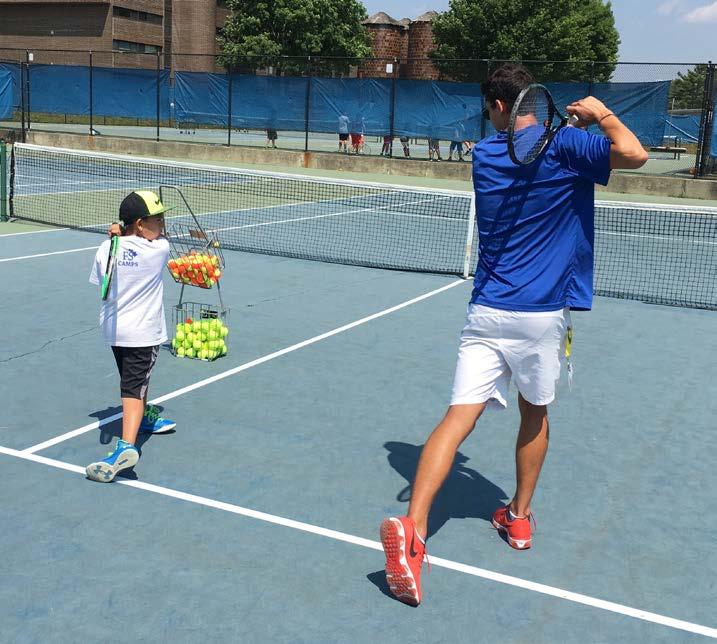 TENNIS CAMP boys&girls, ages 6-16 2 The Future Stars Tennis Camp is designed to challenge players of all levels & ages, 6-16.