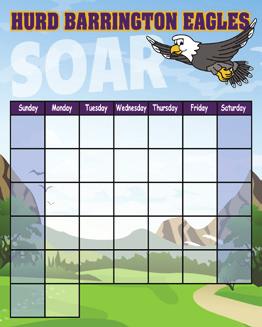Dry Erase Products Forever Calendars are laminated so you can use dry-erase markers to update them monthly and keep your