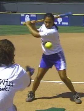 DRILL #24 TWO STRIKE STANCE WITH SB401 & 11-INCH SOFTBALL 32 Another drill to get batter comfortable with two strike stance. Also improves players focus and hand-eye coordination.