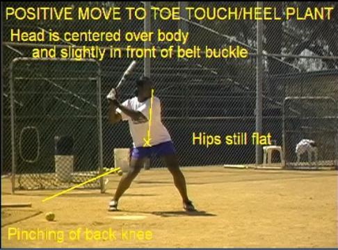 spinning, squishing the bug and coming around the ball which creates a short strike