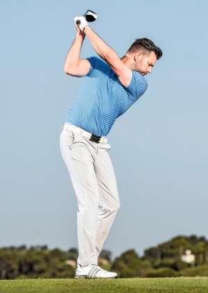 With no tee to help you, you can t sweep up through the ball for your launch. Instead, you need to rely on a shallow attack angle and plenty of clubhead speed to get some air into the shot.