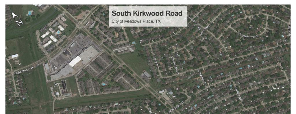 Project Report 1 Introduction The Houston Galveston Area Council (H-GAC) commissioned HDR, Inc. to conduct a study of the South Kirkwood Road corridor in the city of Meadows Place, TX.