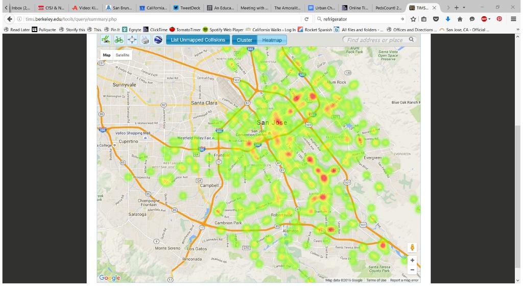 Priority Safety Corridor Assessments City of San Jose, Collisions 2010-14