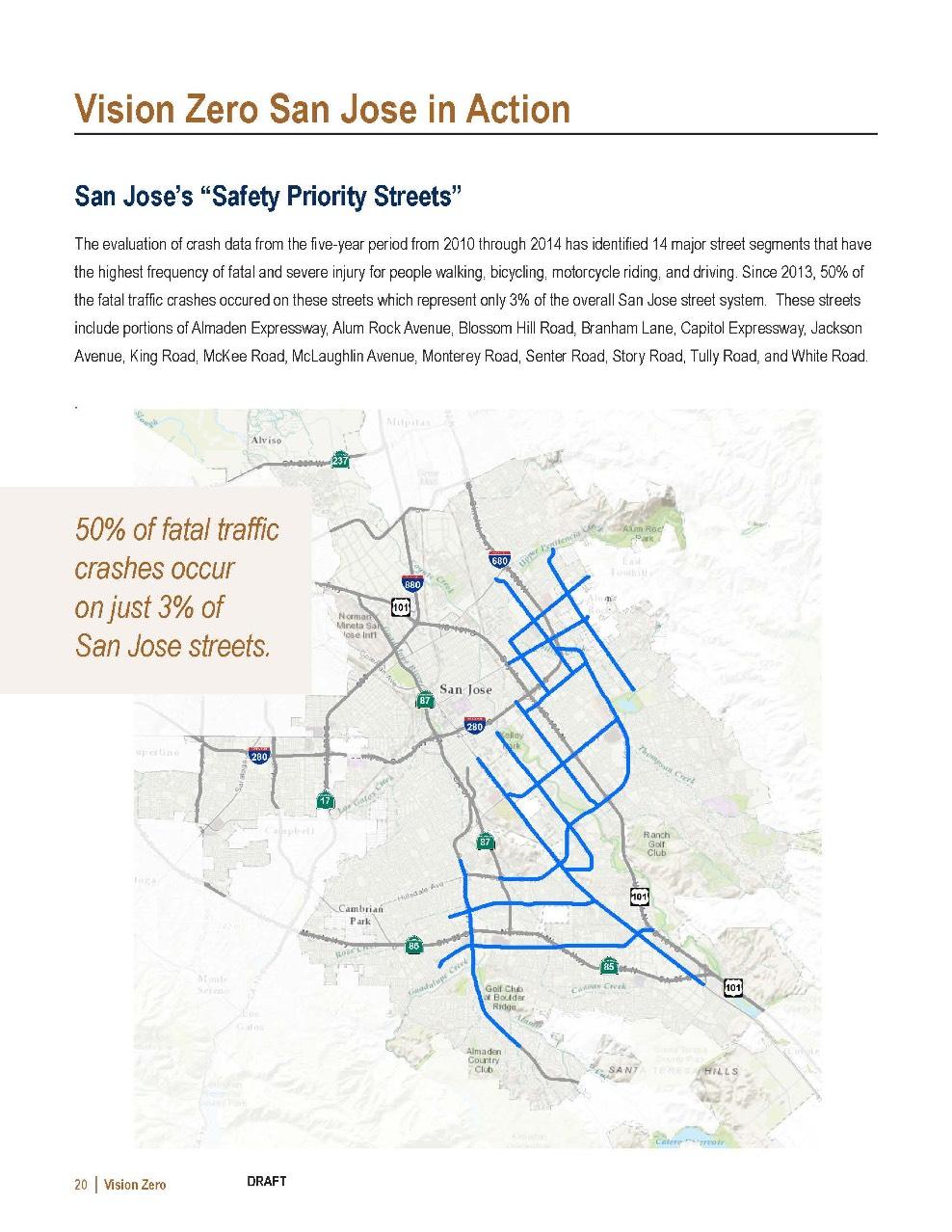 Priority Safety Corridor Assessments City of San Jose,