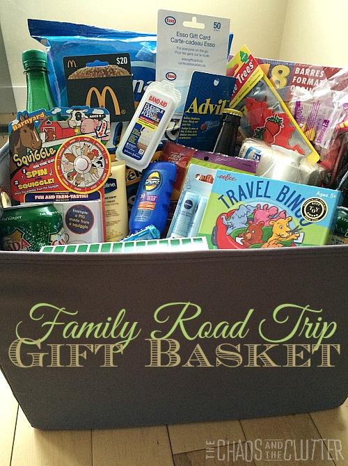 Mrs. Hansen s Class Baskets are: Family Road Trip Basket Ideas: (Last Name A-l) Gas Gi* Cards Fast Food Gi* Cards itunes Card/ CDs