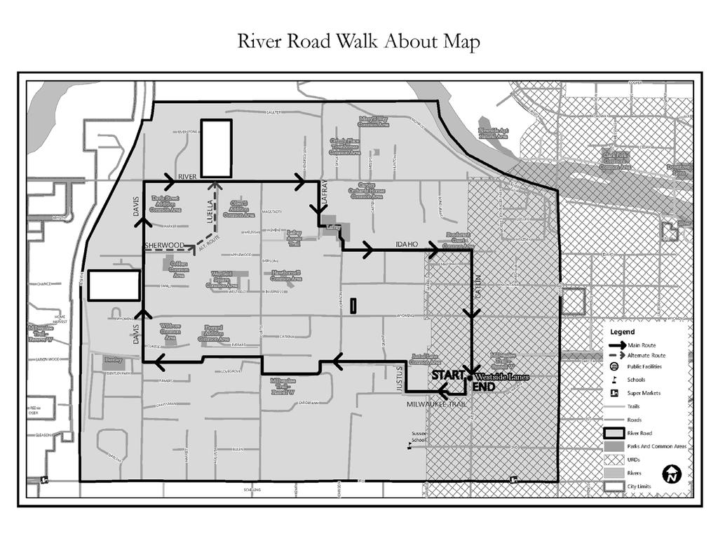 River Road Healthy Neighborhood Walkabout October 15, 2016 Conversation and Questions: A. What are the best things about your neighborhood? B. In what areas does your neighborhood need improvement? C. Are there any particular projects you are working on now, or would like to see happen in your neighborhood?