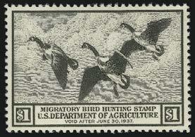00 1935 Hunting Permit (RW2). Mint N.H., crisp impression, Very Fine and choice, with 2004 P.