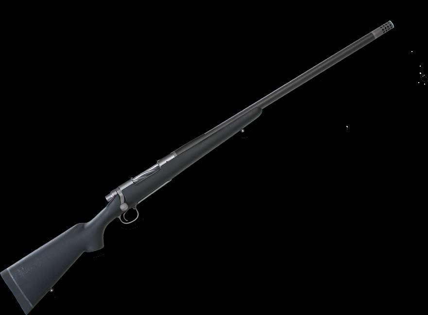 barreled rifles. The barrel does not expand with heat to keep the same point of impact.