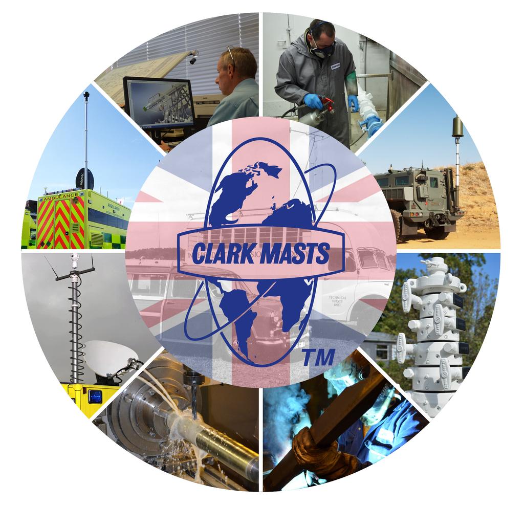 Type 73 Mast System About us Clark Masts Systems has been designing and manufacturing telescopic and sectional mast systems for more than 50 years and has built up an extensive range of products that