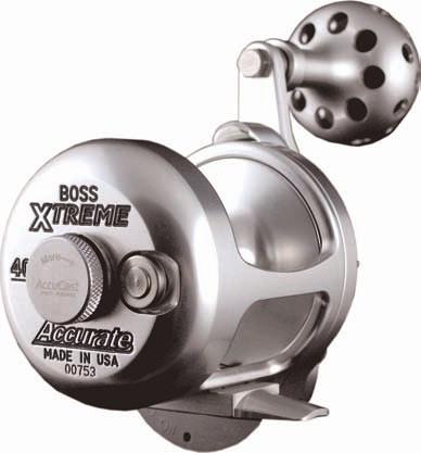 BOSS AccuCast (Standard on all Boss Xtreme reels) To combat backlashes while maximizing casting distance, Accurate introduces AccuCast, a precision engineered cast-control system.