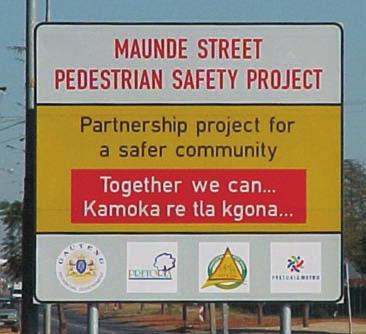 it was found that the provision of sign boards (61%), the activities of road safety forums
