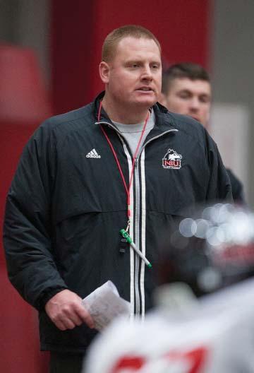 , enters his second season coaching the NIU tight ends and fullbacks and has added special teams coordinator duties in 2015.