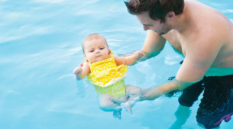 The American Red Cross Parent/Child Aquatics Program is geared towards water exploration and is designed to provide a safe learning environment through games, songs and interactive play.