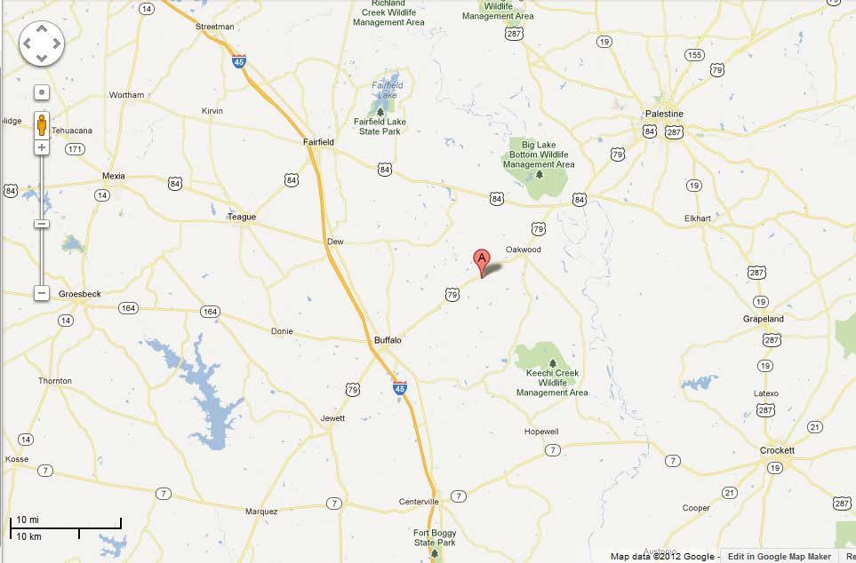 DISTRICT 8 4-H RIFLE MATCH Directions to Leon County Gun Club The address of the Gun Club is 15295 County Road 224, Oakwood, TX 75855. Their phone number is 903-322-4298.