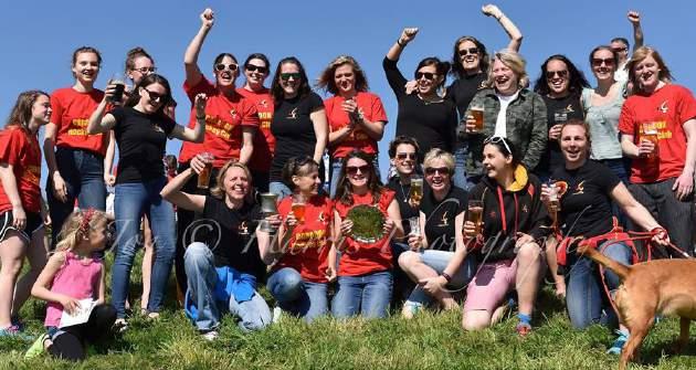 CARADON DO THE DOUBLE Caradon Ladies finished the 2016/17 season in style by doing the double in the County Tournament and winning both the Cornwall County Cup and Plate on a sunny finals day in