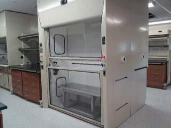 the operation and maintenance of Air Master System Fume Hoods, installed in Jett Hall during 2017.