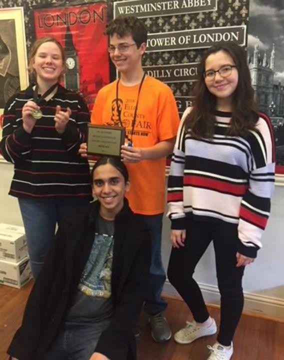 The Global High School students UIL Literary Criticism Team won the UIL district level competition!