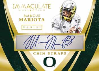 ROOKIE AUTOGRAPHS Featuring on-card autographs from 2015 top NFL, NBA and MLB draft picks, including Jameis Winston, Marcus