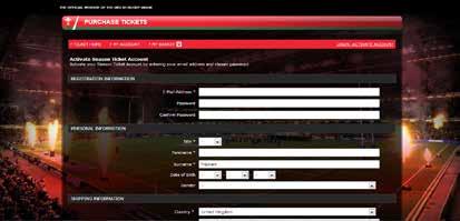 Step 4 If you wish to buy seats for other Debenture Holders in the same transaction you must add them to your network by clicking the My Network option under the season menu on the main screen.
