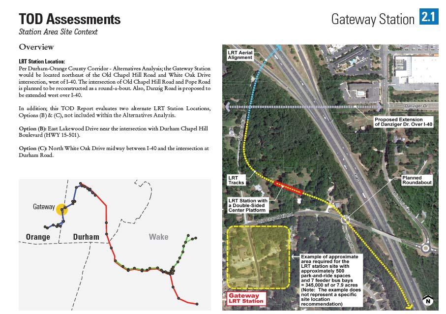 The project would improve bicycle and pedestrian access to the proposed Gateway Light Rail Station Area.