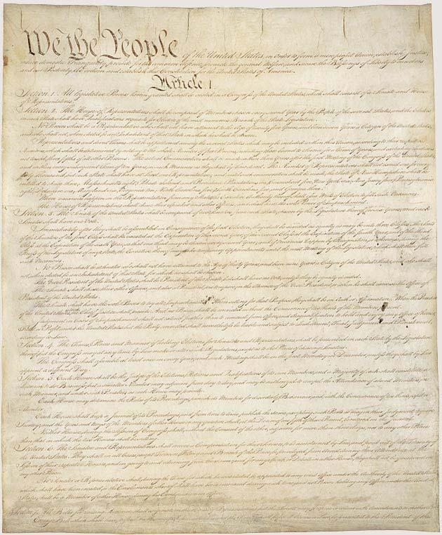 U.S. Constitution U.S. Constitution 10 th Amendment The powers not delegated to the United States by the