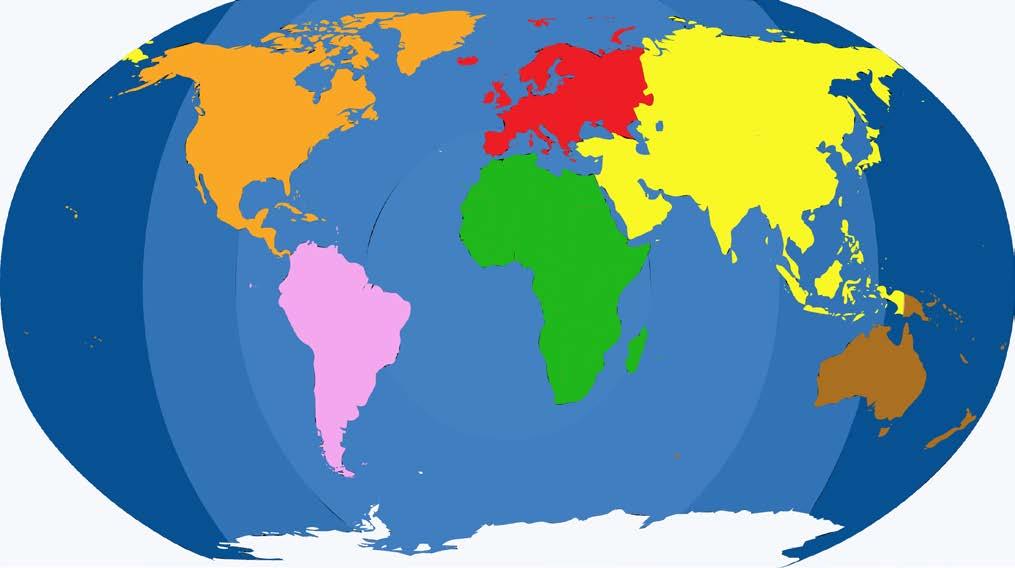 7 QUESTION 7: (4) A B ASIA AFRICA SOUTH AMERICA C 7.1 Look at the map and fill in the missing continents. (3) A. B. C. 7.2 Explain why people prefer living in Europe rather than Australia.