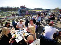Your elevated position, coupled with the natural ampitheatre of Brands Hatch, offers one of the best views in world motorsport.