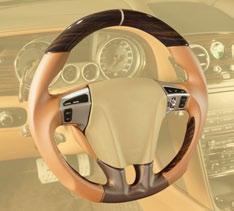 The INTERIOR Options for your Bentley Flying Spur V8 / W12 Sport steering wheel with MANSORY logo