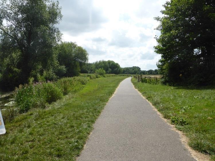 2.7.17 National cycle route (NCN18), known as the Stour Valley Walk, is located on the northern side of the Great Stour River. This provides a traffic free route between Chartham and Canterbury.