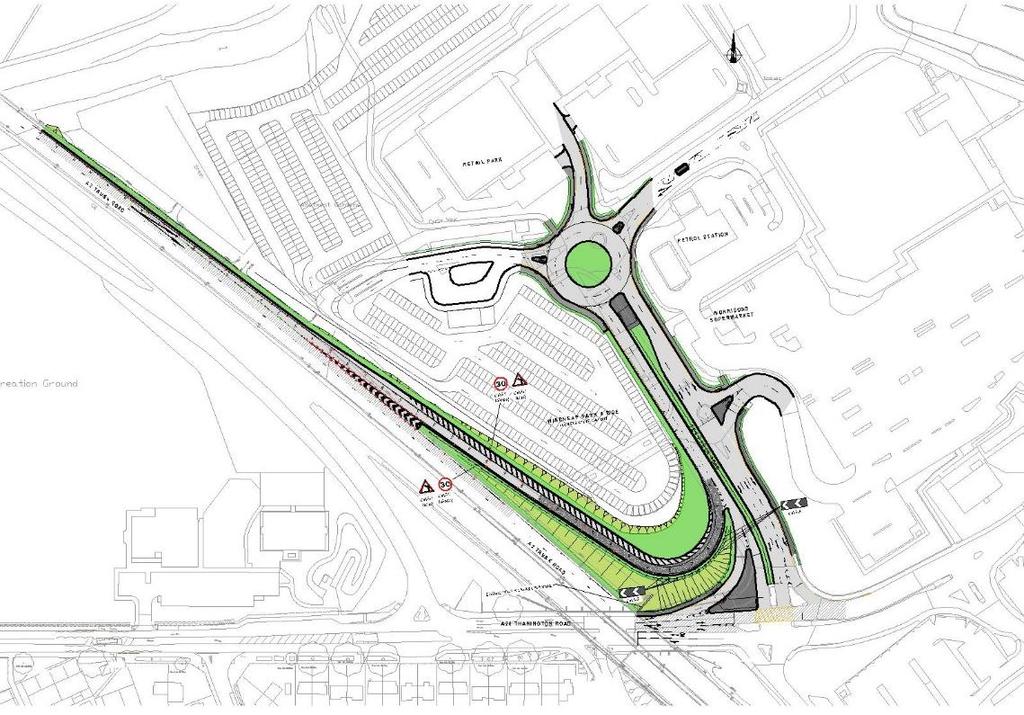 1 Introduction 1.1 Introduction 1.1.1 Peter Brett Associates LLP (PBA) have been appointed by Pentland Properties Limited to carry out the Stage 1 (preliminary) design of the proposed 4 th arm slip road at Thanington.