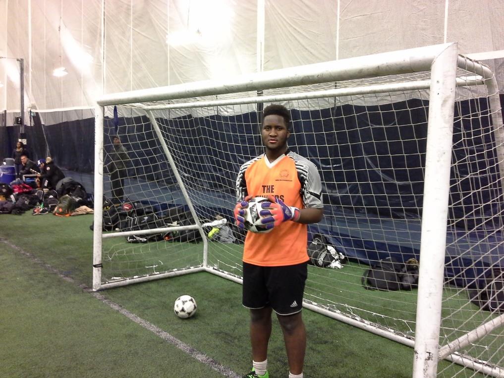 Emmanuel is a Grade 12 athlete who is currently competing at the OSL U21 Provincial and League 1 Ontario level in soccer as a goalkeeper. He trains weekly with his club, Santaax Soccer School.
